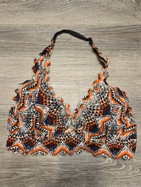 PINK Lace Underwire Halter Bralette XS